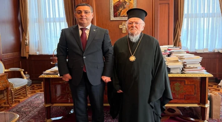 AV. SERKAN BAYRAM’DAN PATRİK I. BARTHOLOMEOS’A ZİYARET
