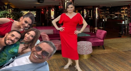 YENİ YAŞINI DOSTLARIYLA KUTLADI