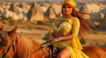 ARZU SELVER’DEN KAPADOKYA’DA NEFES KESEN POZLAR