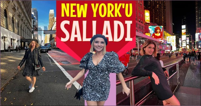 GÖKNUR'DAN NEW YORK'TA KLİP